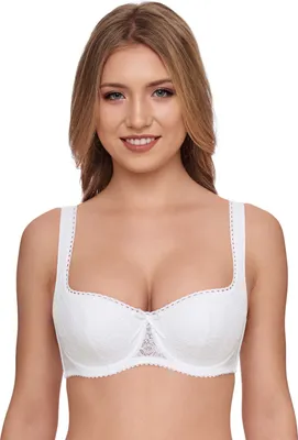 Produktbild von SUSA Dirndl-BH mit Bügel Modell 7592, Serie Wiesn-Zauber (BH Größe: 95 D / Farbe: weiß)