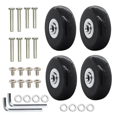 Productafbeelding van Vervangwielen voor trolley - 4 stuks - 50 mm
