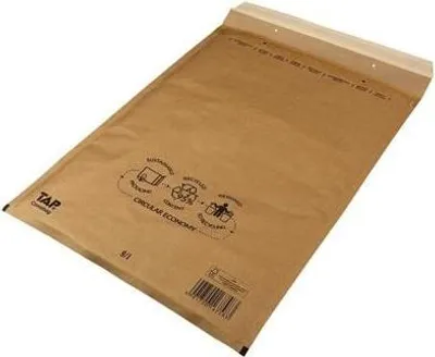 Produktbild von Luftpolsterversandtasche Innenmaß 300x445mm braun SK-Verschluss TRANSPAK