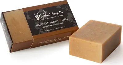 Produktbild von The Highland Soap Company Seife Highland Honey & Oats 190g