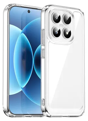 Immagine prodotto di Custodia per cellulare antiurto per Xiaomi 17, custodia protettiva ibrida in TPU e acrilico, trasparente