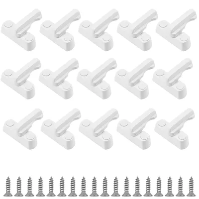 Produktbild von Sicherheitsset mit 15 Stück – Fensterverriegelung – Fensterschlösser – Einbau-Schloss – Zinkdruckguss – Einfache Installation – Fenstersicherung