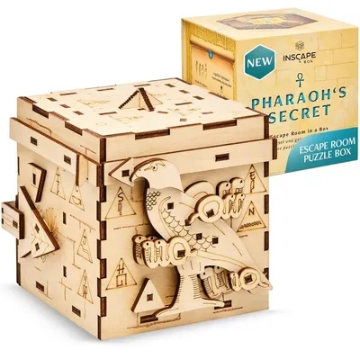 Produktbild von Escape Room Spiel Puzzlebox Geduldspiel - 148 Teile - 30 bis 60 Minuten - Schwierigkeitsgrad 2 von 5