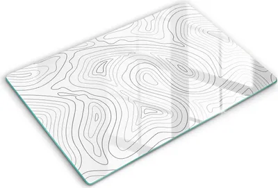 Produktbild von Glasschneideplatte - Herdabdeckplatte - 80x52 cm -Schneidebrett - Spritzschutz -Abstraktionsformen