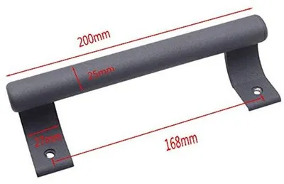 Produktbild von Famanu Aluminium Handgriff für Schiebetüren - Grau