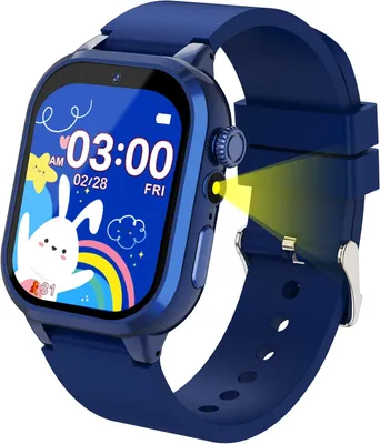 Produktbild von Kinder Smartwatch mit 32 Spielen, Kamera, Musik, Hörbüchern, Schrittzähler, Lernkarten & Sportmodi für Jungen und Mädchen 4–12 Jahre