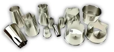 Produktbild von Ausstechformen Set 12 Edelstahl rund Blume Stern Herz 3 cm PARENCE Backformen