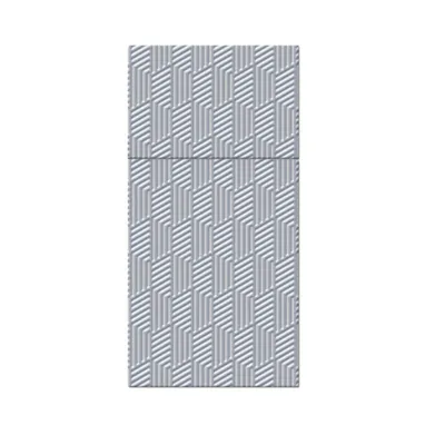 Produktbild von Bestecktaschen Serviettentaschen Servietten Papierservietten 16 Stück Silbern