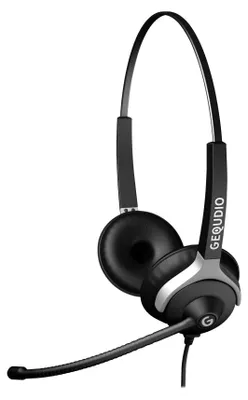 Produktbild von GEQUDIO WA9024, Kabelgebunden, Büro/Callcenter, 80 g, Kopfhörer, Schwarz