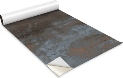 Produktbild von Selbstklebende Möbelfolie - Dekorationsfolie - Tischmöbel - Zuschneidbar - Beschädigtes Blech - 100 x 50 cm