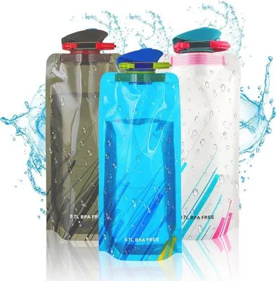 Produktbild von Famanu Wasserflasche 700 ml - Wiederverwendbare Trinkflaschen für Wandern und Abenteuer