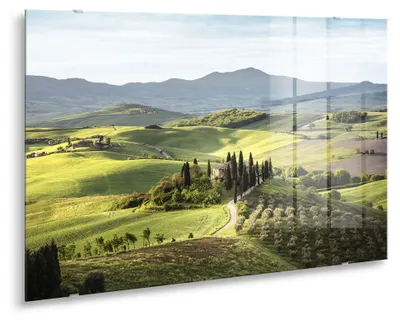 Zdjęcie produktu dla STYLER Obraz na szkle 80x120 cm motyw Tuscany nowoczesna dekoracja ścienna do salonu sypialni biura Glasspik