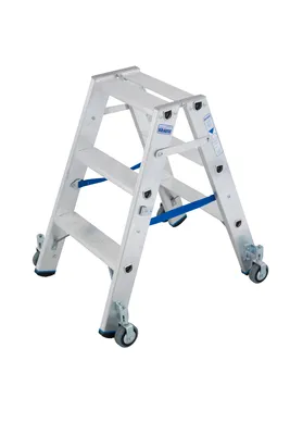 Produktbild von krause Aluminium-Doppelleiter STABILO fahrbar 2,25 m