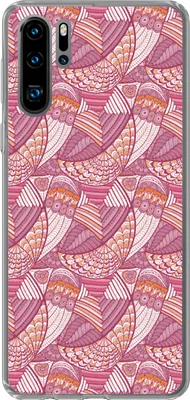 Produktbild von MuchoWow® Handyhülle Schutzhülle Hülle für Telefoonhoesje Huawei P30 Pro Mädchen - Federn - Rosa - Muster - Mädchen - Kinder - Kinder Silikon Softcase Handy Hülle - Schutzdeckel