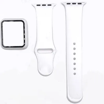 Produktbild von BStrap Silicone Armband für Apple Watch 38mm, white