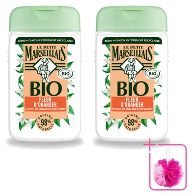 Produktbild von 2 x Le Petit Marseillais Duschgel Orangenblüte - 250 ml - Sparpackung - 2 Stücke
