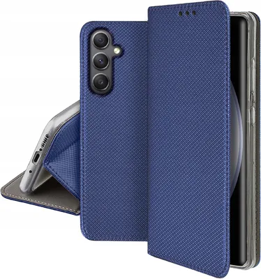 Zdjęcie produktu dla Etui do Samsung Galaxy S23 FE SMART MAGNET CASE PORTFEL + SZKŁO 9H