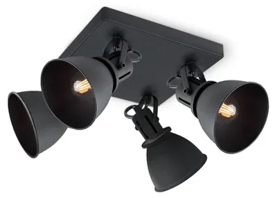 Produktbild von Home Sweet Home LED-Strahler - 23 x 23 x 20,5cm - Schwarz