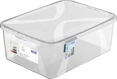 Immagine prodotto di Scatola 10 l con coperchio LONA, colore:Trasparente