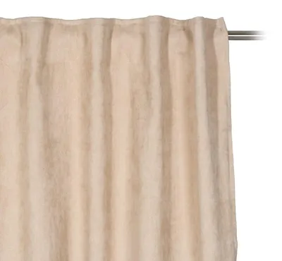 Vorhänge, Beige, Polyester, 140 x 260 cm, 1 Panel