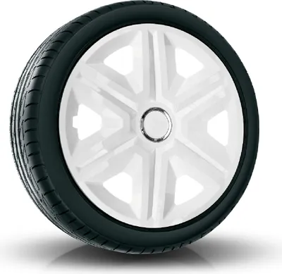 Produktbild von Radkappen Radzierblenden (4Stück) 14 Zoll weiß FAST Z458736