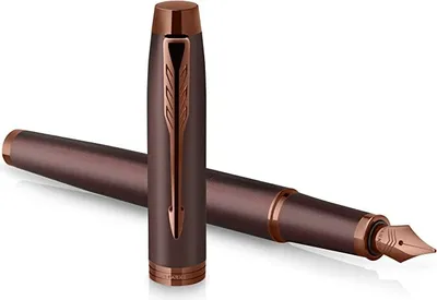 Immagine prodotto di PARKER Füller IM Monochrome Burgundy PVD              M Blau Geschenkbox