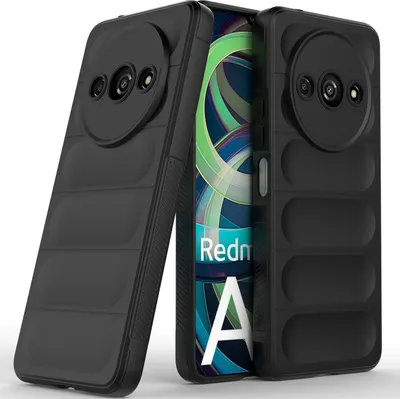 Immagine prodotto di Custodia per Xiaomi Redmi A3 Custodia protettiva in silicone TPU morbido antiurto nero