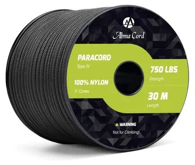 Productafbeelding van 4mm Paracord 750lb 30M Nylon Touw voor Outdoor Activiteiten