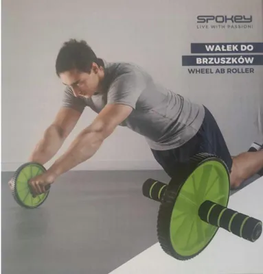 Image de Spokey Roulette d'Exercices Abdominaux Tapis Antidérapant