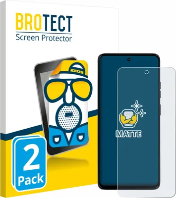 Produktbild von 2x BROTECT Schutzfolie für Motorola Moto G56 Displayschutz Displayschutzfolie Folie Matt Entspiegelungsfolie