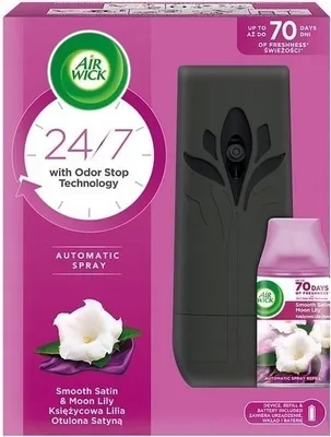 Produktbild von Air Wick, Automatischer Lufterfrischer mit Nachfüllpackung, Mondlilie, 250 ml
