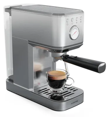 Image de Machine à espresso - Porte-filtre - 20 bar, 1350 W - 1,2 litre - Inox - Espresso et mousse de lait