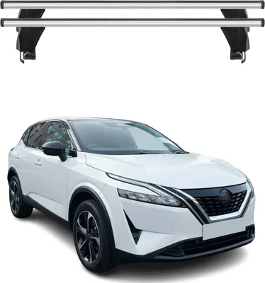 Image de Barres de toit transversales pour Nissan Qashqai III J12 2021-2025 Alu Gris 2x
