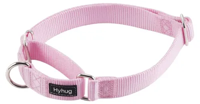 Zdjęcie produktu dla Obroża dla psa Hyhug Martingale, rozmiar M, różowa, zapobiegająca ucieczkom, wytrzymała