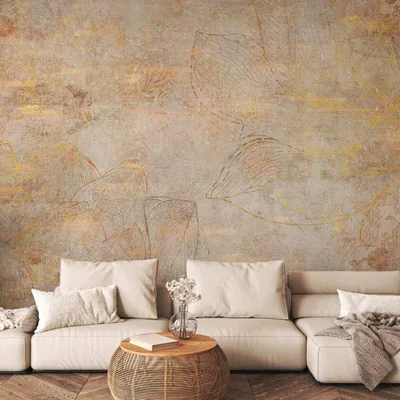 Produktbild von Vlies Fototapete - Golden Etude 300x210 cm Abstrakt b-A-0808-a-a
