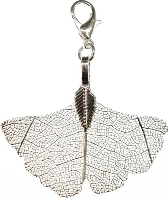 Produktbild von Ginko Blattskelett Charm Miniblings Anhänger Blatt China Baum Ginkgo Natur