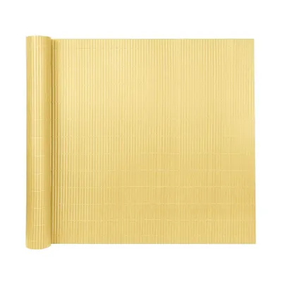 A rolled-up mat with a ribbed texture, presented against a white background.