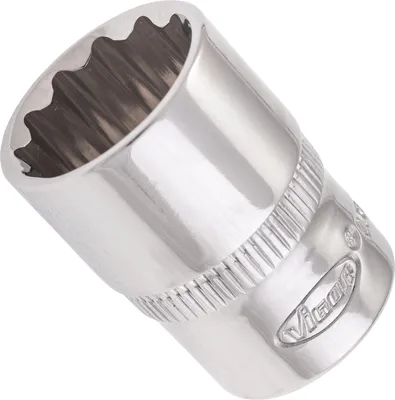 Produktbild von VIGOR Steckschlüsseleinsatz V7514-13 1/4" Außen Doppelsechskant Profil SW 13 mm