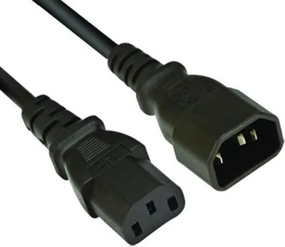 Produktbild von Adapterkabel Bachmann IEC C13 auf IEC C14, 1,5 m