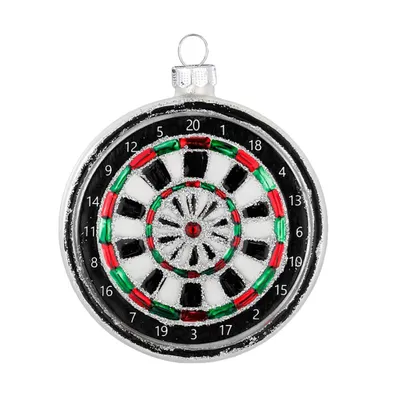 Produktbild von Christbaumschmuck Dartscheibe 8cm bunt