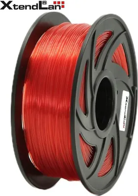 Produktbild von XtendLAN PLA filament 1,75mm průhledný oranžový 1kg