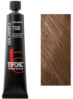 Produktbild von Goldwell Topchic The Browns, Braun, 7GB, Sahara Beige Blonde, Unisex, 60 ml, Alle Haare