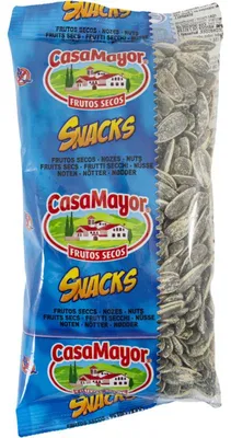 Obrázok produktu pre Casa Mayor Gezouten Zonnebloempitten 100 g – slaný snack zo slnečnicových semienok