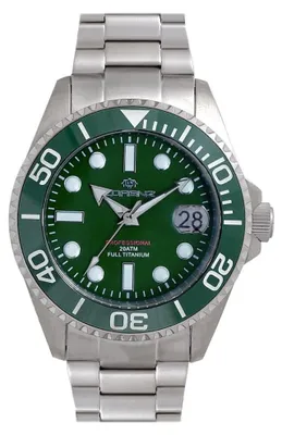 Produktbild von Lorenz Mod. Titanio Diver Green Automatisches Spezialpaket