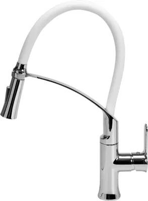 Immagine prodotto di Rubinetto da cucina Flessibile, bianco, rubinetto acqua, rubinetto lavello, miscelatore