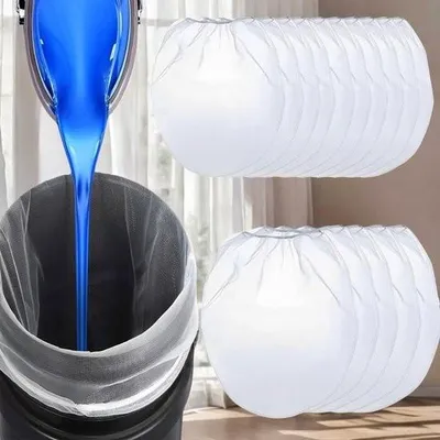 Immagine prodotto di 10 pezzi da 1 gallone – 5 pezzi da 2 galloni Sacchetti filtranti per vernici – Sacchetti filtranti – A maglia fine – Filtro per secchio – Elastici – Bianchi – Standard – Sacchetti filtranti – Vernici – Giardinaggio – Idroponica