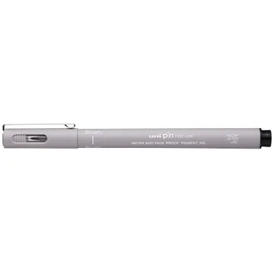 Obrázok produktu pre Uni-Ball Pin Brush, Šedá, Šedá, Plast, Kolo, Light Grey, Plast