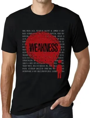 Produktbild von Herren Grafik T-Shirt Gedankenschwäche – Thoughts Weakness – Öko-Verantwortlich Vintage Jahrgang Kurzarm Lustige Druck Geburtstag Geschenk Mann