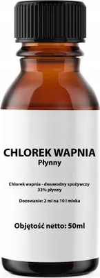 Obrázek produktu pro Tekutý chlorid vápenatý pro sýry 50 ml syřidla