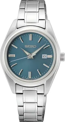 Produktbild von Seiko Damenuhr silber blau SUR531P1